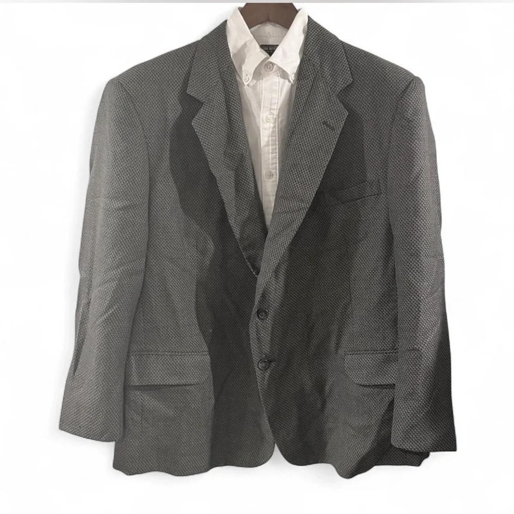 VTG Men's Wool Tweed Blazer Jacket Size (XL) 48 Short